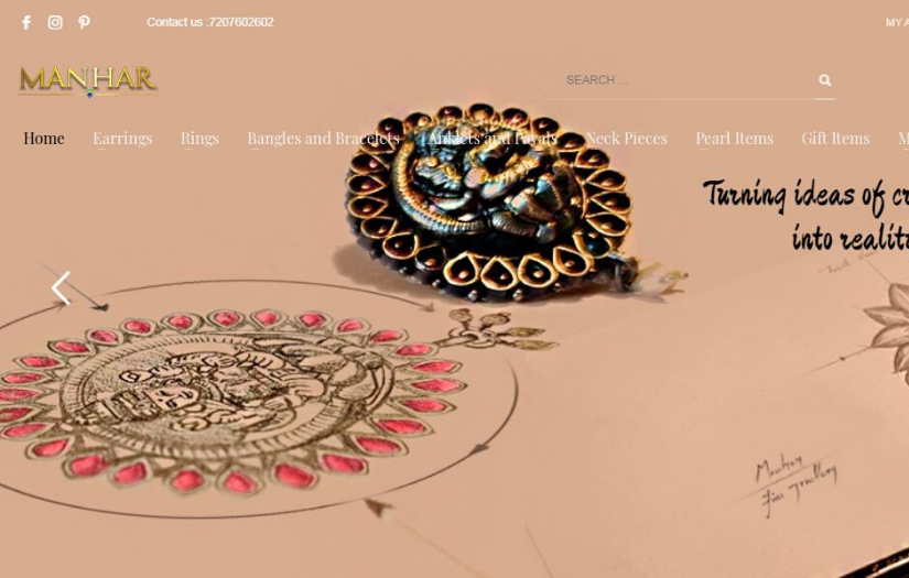 Web design for the Fashion Industry screenshot 1